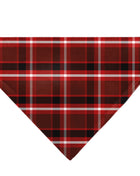 Pet Bandana - Holiday Pajama Plaid Red/Black/White