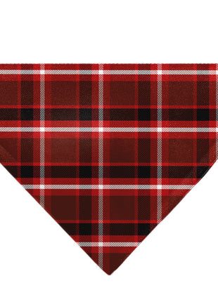 Pet Bandana - Holiday Pajama Plaid Red/Black/White