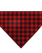 Pet Bandana - Holiday Pajama Plaid Red/Black