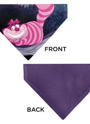 Pet Bandana - Alice in Wonderland Cheshire Cat Smiling Pose
