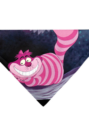 Pet Bandana - Alice in Wonderland Cheshire Cat Smiling Pose
