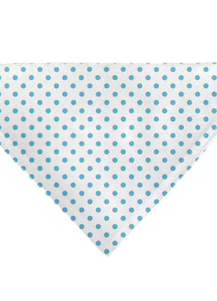 Pet Bandana - Lilo & Stitch Stitch Winking Pose and Polka Dots White/Blue