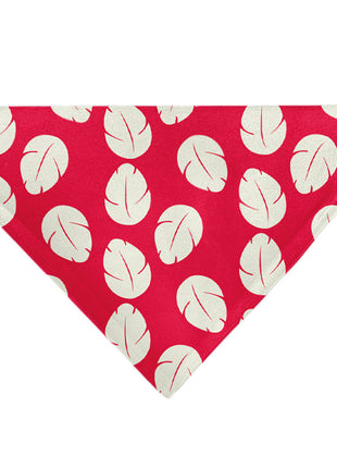 Pet Bandana - Lilo Dress Leaves & Stitch Sitting Pose Red/White