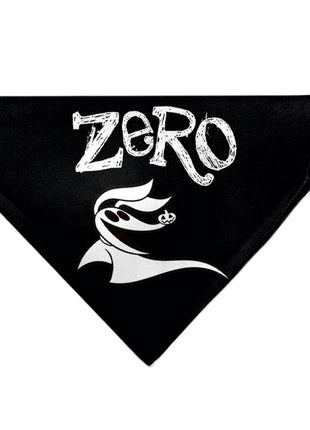 Pet Bandana - Nightmare Before Christmas ZERO Smiling Pose Black/White