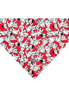 Pet Bandana - 101 Dalmatians Puppies Scattered Red