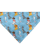 Pet Bandana - Disney Dogs 5-Dog Group Collage/Paws Blues