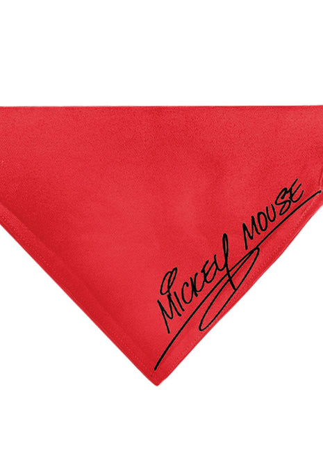 Pet Bandana - Mickey Mouse Face Character Close-Up Red