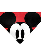 Pet Bandana - Mickey Mouse Face Character Close-Up Red