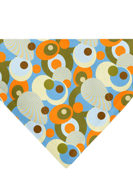 Pet Bandana - Scooby Doo SD Dog Tag Retro Dots Multi Color