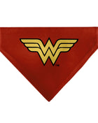Pet Bandana - Wonder Woman WW Logo Red/Black/Yellow