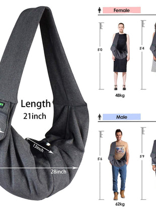 GOOPAWS Comfy Hands-Free Dog & Cat Sling - Pup List
