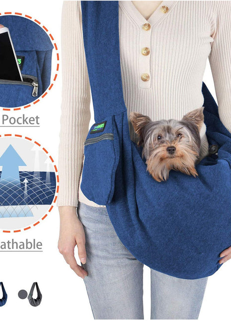 GOOPAWS Comfy Hands-Free Dog & Cat Sling - Pup List