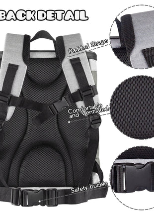 GOOPAWS Soft Backpack Carrier for Small Dogs and Cats, Collapsible with Breathable Mesh - Pup List