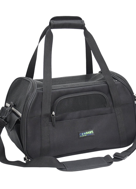 GOOPAWS Soft Sided Collapsible Airline Travel Pet Carrier Bag for Comfort and Travel - Pup List