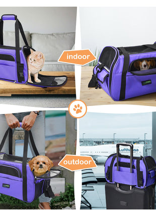GOOPAWS Soft Sided Collapsible Airline Travel Pet Carrier Bag for Comfort and Travel - Pup List