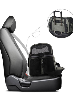 GOOPAWS Soft Sided Collapsible Airline Travel Pet Carrier Bag for Comfort and Travel - Pup List