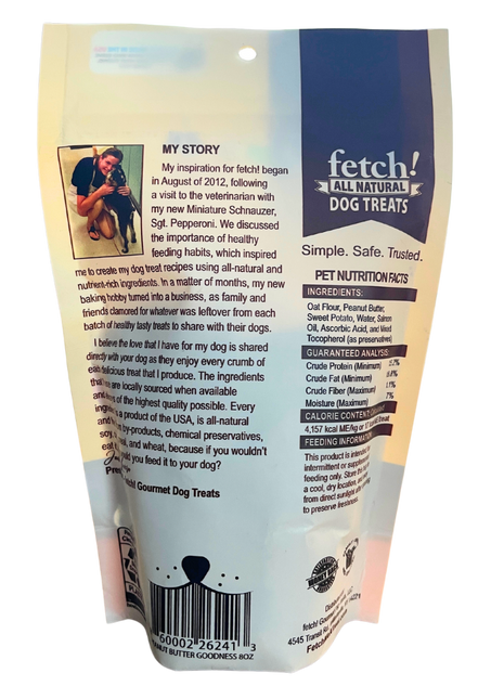 Biscuits | Peanut Butter Goodness | fetch! Dog Treats™