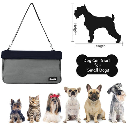 GOOPAWS & Jespet Portable Pet Safety Booster Dog Car Seat with Seat Belt - Pup List