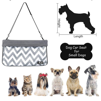 GOOPAWS & Jespet Portable Pet Safety Booster Dog Car Seat with Seat Belt - Pup List