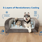 PupChill™ Cooling Bolster Dog Bed