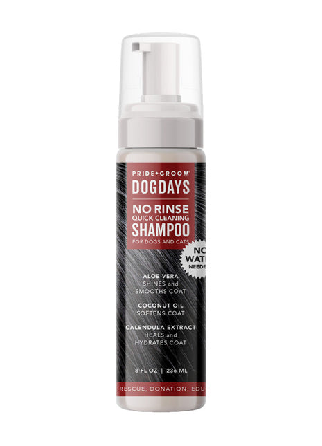 DOGDAYS Waterless Foaming Shampoo for Dogs & Cats -—No-Rinse, Odor-Eliminating Cleanser - Pup List