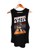 Puppies & Pizza  | Puppies Soft Women's Sleeveless Tank