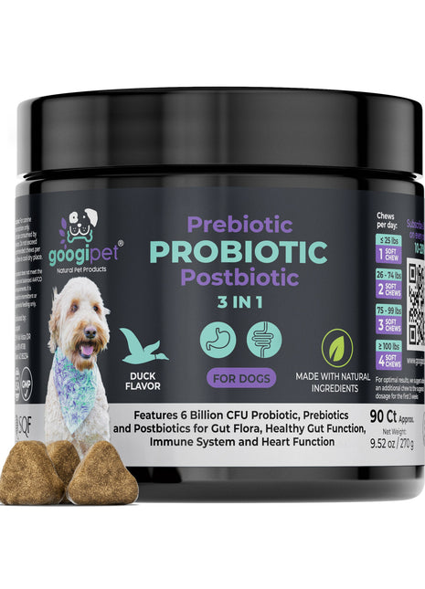 3 in 1 Probiotic Chews for Dogs
