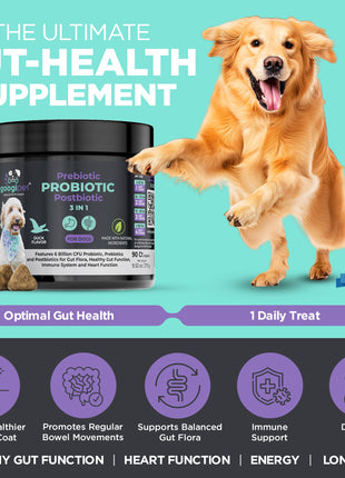 3 in 1 Probiotic Chews for Dogs