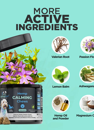 Hemp Calming Chews for Dogs - Pup List