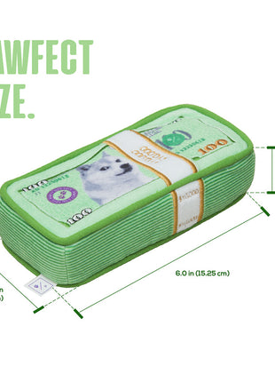 CASH IS KING PLUSH DOG TOY