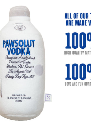 PAWSOLUT VODKA PLUSH DOG TOY
