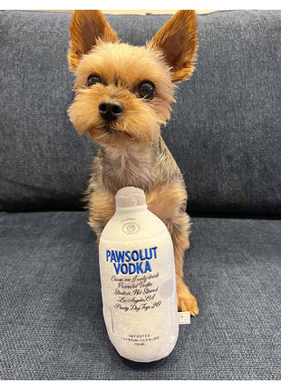 PAWSOLUT VODKA PLUSH DOG TOY