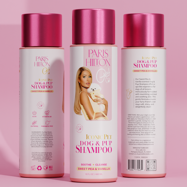 Dog & Pup Shampoo Sweet Pea & Vanilla 480ml