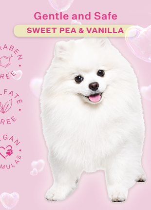 Dog & Pup Shampoo Sweet Pea & Vanilla 480ml