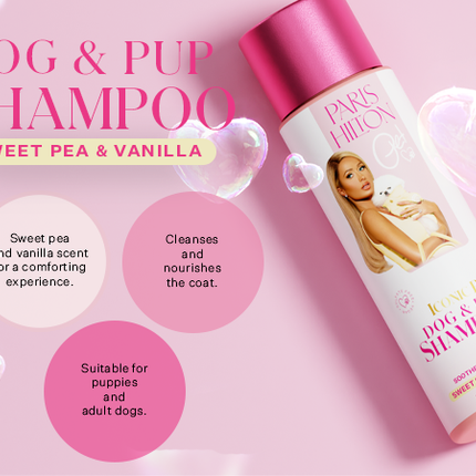 Dog & Pup Shampoo Sweet Pea & Vanilla 480ml