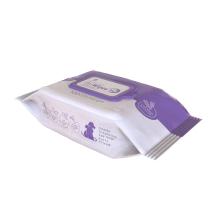 Furry Fresh Pet Wipes - Lavender Scented, 100 Extra Large Wipes