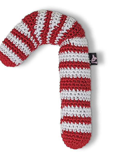 Candy Cane Crochet Toy