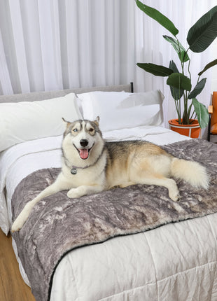 PupProtector™ Luxe Waterproof Bed Runner - Ultra Soft Chinchilla