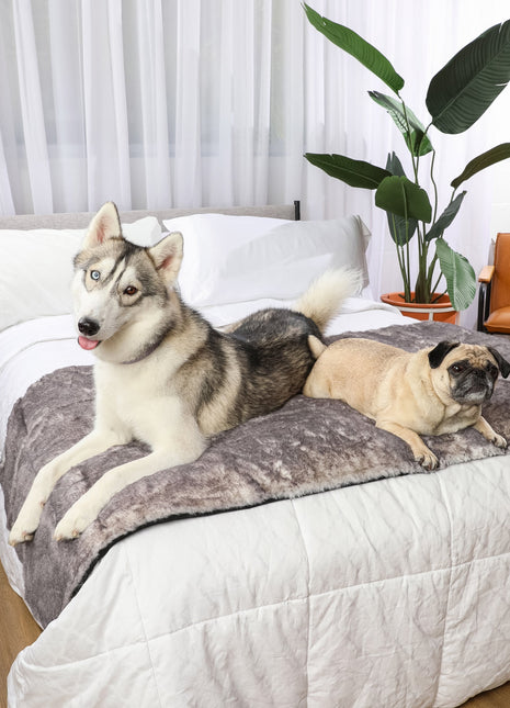 PupProtector™ Luxe Waterproof Bed Runner - Ultra Soft Chinchilla