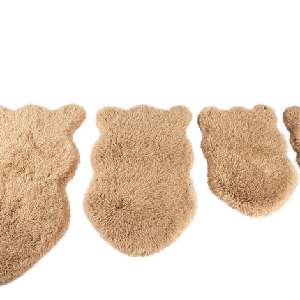 PupRug™ Luxe Faux Fur Orthopedic Dog Bed -  Plush Sheep Tan