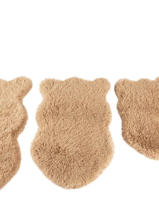 PupRug® Luxe Faux Fur Orthopedic Dog Bed -  Plush Sheep Tan