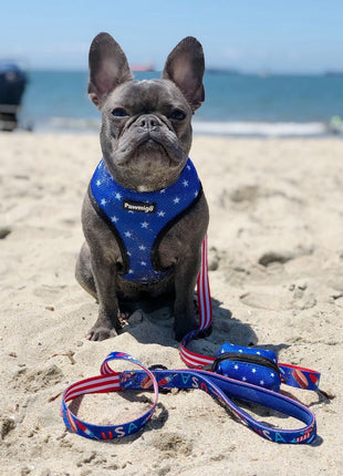 Red, White & Bark Reversible Harness - Pup List