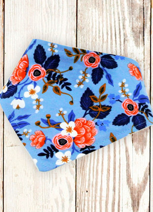 "Periwinkle Fleur" Dog Bandana