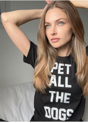 Pet All The Dogs | Uni-Sex Crewneck Tee