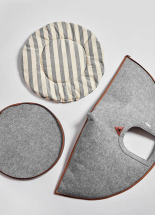 Nooee Pet Cave Toby (S)-Gray