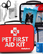 Pet First Aid Kit for Dogs & Cats with Vet-Approved Essentials