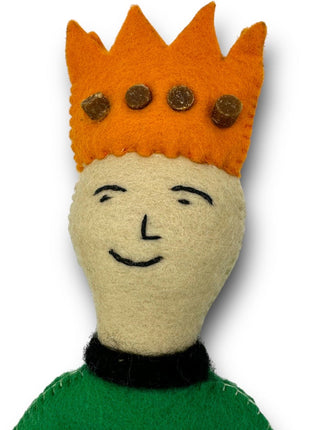 Prince and Princess Felt Dog Toys