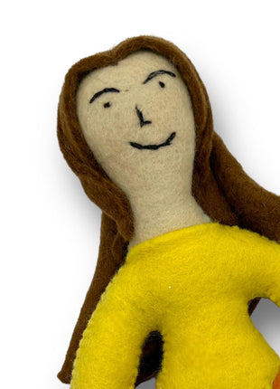 Prince and Princess Felt Dog Toys