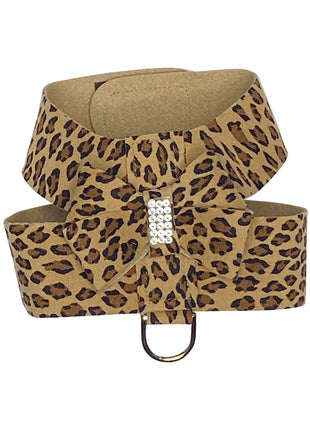 Hollywood Bow Dog Harness, Cheetah