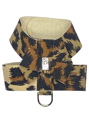 Hollywood Bow Dog Harness, Leopard